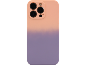 Chameleon Apple iPhone 13 Pro - Gumiran ovitek (TPUP) - Ombre - oranžno-temno vijoličen