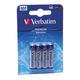 Verbatim Alkalne baterije AAA - 4 kosi