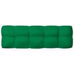 vidaXL Blazina za kavč iz palet zelena 120x40x12 cm