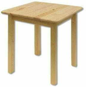 Eoshop Jedilna miza ST108 S75 iz masivnega lesa (barva lesa: Gray)