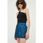 Kratke hlače Lovechild ženski - modra. Kratke hlače iz kolekcije Lovechild, izdelane iz enobarvnega materiala. Model iz izjemno udobne, zračne tkanine.