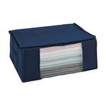 Modra škatla za shranjevanje z vakuumsko vrečo Wenko Air, 50 x 65 x 25 cm