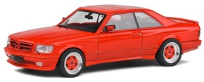 1:43 Mercedes-Benz 560 SEC AMG Wide Body Signal Red 1990 - SOLIDO - S4310902