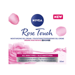 Nivea Rose Touch dnevna krema za obraz za vse tipe kože 50 ml za ženske