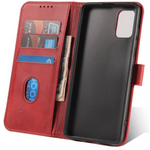 Onasi Wallet ovitek za Galaxy A13 LTE A135, preklopni, usnjen, rdeč