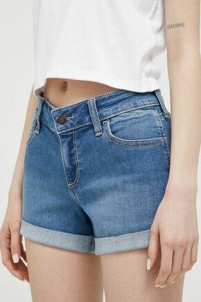 Jeans kratke hlače Hollister Co. ženski - modra. Kratke hlače iz kolekcije Hollister Co.
