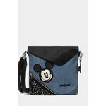 Nahrbtnik Desigual MICKEY DEN ženski, 24WAKP32 - modra. Nahrbtnik iz kolekcije Desigual. Model izdelan iz sintetičnega materiala.