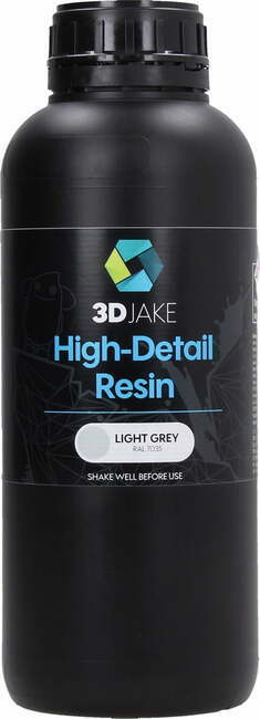 3DJAKE Resin High-Detail svetlo siva - 500 g