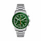 FOSSIL Analogna ura 'SPORT TOURER' temno zelena / srebrna 15785354