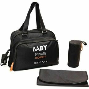 Previjalna torba baby on board simply črna