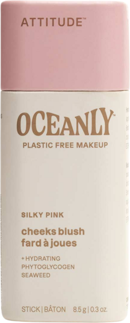 "Attitude Oceanly Cream Blush Stick - Silky Pink"