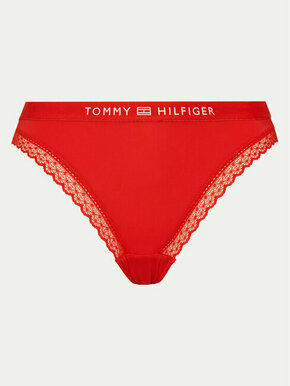 Tommy Hilfiger Klasične spodnje hlačke UW0UW04183 Rdeča