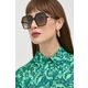 Sončna očala Gucci ženski, rjava barva - rjava. Sončna očala iz kolekcije Gucci. Model s toniranimi stekli in okvirji iz plastike. Ima filter UV 400.