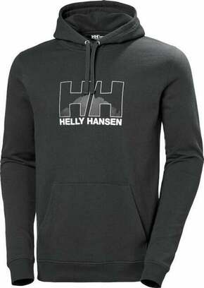 Helly Hansen Nord Graphic Pull Over Hoodie Ebony 2XL Pulover na prostem
