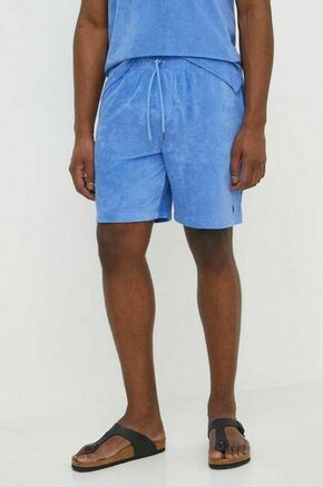 Kratke hlače Polo Ralph Lauren moški - modra. Kratke hlače iz kolekcije Polo Ralph Lauren. Model izdelan iz tanke