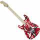 EVH Striped Series MN Red Black and White Stripes