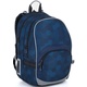 Modra šolska torba s šesterokotniki Topgal KIMI 23020 -