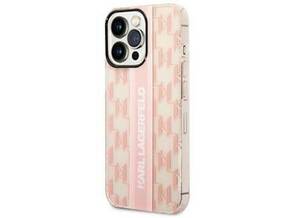 Karl Lagerfeld Ovitek Mono iPhone 14 Pro Pink KLHCP14LHKLSPCP