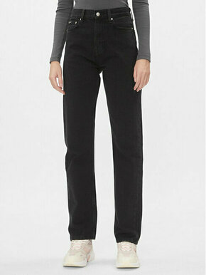 Calvin Klein Jeans Jeans hlače J20J221243 Črna Straight Fit