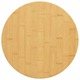 vidaXL Mizna plošča Ø50x1,5 cm bambus