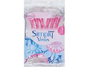 Gillette Britve za enkratno uporabo Simply Venus 3 Plus Yellow 8 + 4 kos