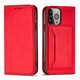 MG Magnet Card knjižni usnjeni ovitek za Samsung Galaxy A23 5G, rdeča