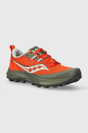 Tekaški čevlji Saucony oranžna barva - oranžna. Tekaški čevlji iz kolekcije Saucony. Model zagotavlja blaženje stopala med aktivnostjo.
