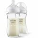 Steklenička Philips AVENT Natural Response 240 ml, 1m+ 2 kos