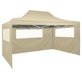 VidaXL Zložljiv šotor s 3 stenami 3x4