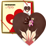 Bio MiXing srce - veganska temna čokolada z malinovim prelivom - 100 g
