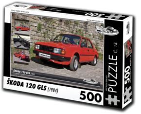 WEBHIDDENBRAND RETRO-AUTA Puzzle št. 14 Škoda 120 GLS (1984) 500 kosov