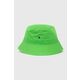 Bombažni klobuk Tommy Hilfiger zelena barva - zelena. Klobuk iz kolekcije Tommy Hilfiger. Model z ozkim robom, izdelan iz enobarvnega materiala.