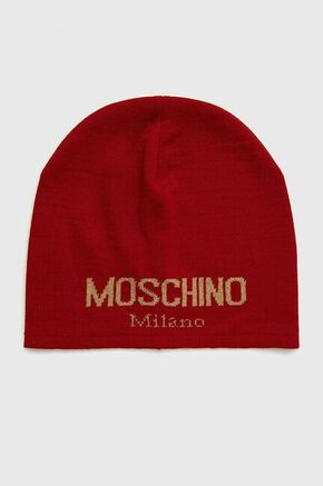 Kapa Moschino rdeča barva