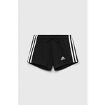 adidas Športne kratke hlače Essentials 3-Stripes Shorts IC3631 Črna Regular Fit
