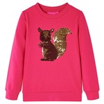 vidaXL Otroški pulover živo rožnat 92