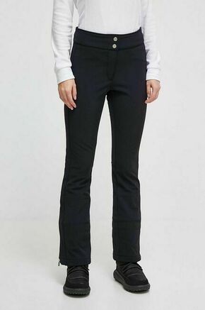 Smučarske hlače Descente Jacey črna barva - črna. Smučarske hlače iz kolekcije Descente. Model izdelan materiala