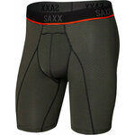 SAXX Kinetic Long Leg Boxer Brief Grey Mini Stripe XL Aktivno spodnje perilo