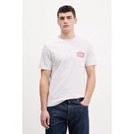 Bombažna kratka majica Guess Jeans moška, siva barva, M6RI38 K8HM0 - siva. Kratka majica iz kolekcije Guess Jeans, izdelana iz tanke, elastične pletenine. Model iz izjemno udobne bombažne tkanine.