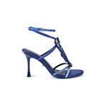 Kurt Geiger London sandali z visoko peto Lobster Sandal Blue Fabric modra 5804080609