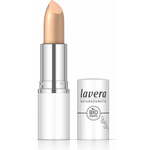 "Lavera Cream Glow Lipstick - Peachy Nude 04"