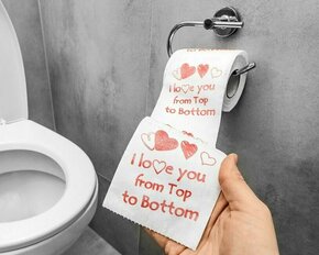 Toaletni papir I LOVE YOU