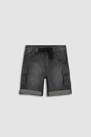 Otroške kratke hlače iz jeansa Coccodrillo siva barva - siva. Otroški kratke hlače iz kolekcije Coccodrillo. Model izdelan iz jeansa.