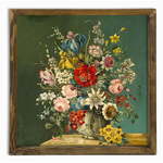Stenska slika Vintage Flowers, 50 x 50 cm