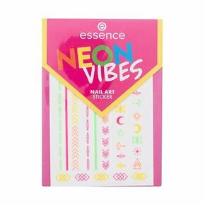 Essence Neon Vibes Nail Art Sticker manikura 1 ks za ženske
