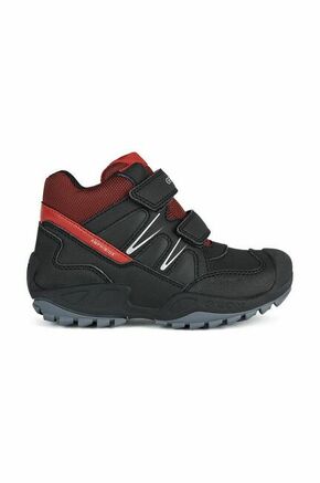 Geox otroški čevlji - črna. Čevlji iz kolekcije Geox. Nepodložen model