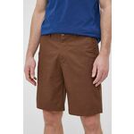 Kratke hlače Sisley moške, rjava barva - rjava. Kratke hlače iz kolekcije Sisley. Model izdelan iz tkanine.