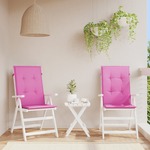 vidaXL Blazine za stol 2 kosa roza barve 120x50x3 cm blago