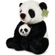 WEBHIDDENBRAND Rappa Plišasta panda z mladičem 27 cm EKOLOŠKO PRIJAZNO