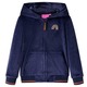 vidaXL Otroška jakna s kapuco mornarsko modra 116