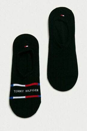 Tommy Hilfiger nogavice (2-pack) - črna. Kratke nogavice iz kolekcije Tommy Hilfiger. Model izdelan iz elastičnega materiala. V kompletu sta dva para.